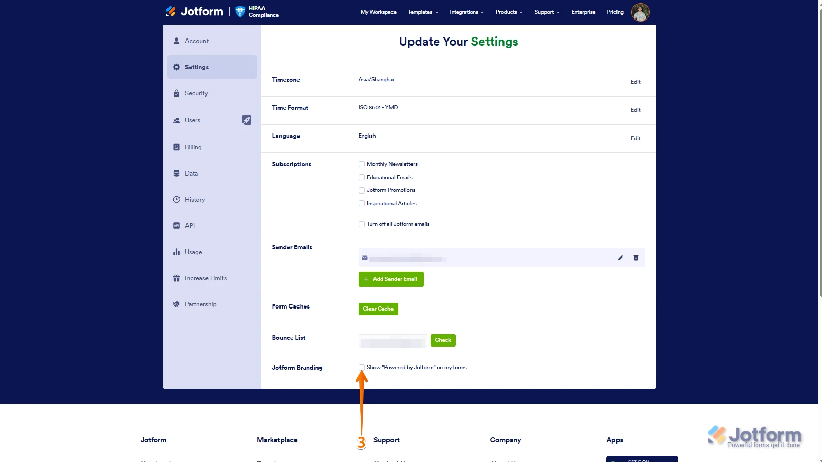 Teşekkür Sayfası: Jotform Marka Yazısının Kaldırılması ve Formun İframe ile Web Sitesine Eklenmesi Image 2 Screenshot 51