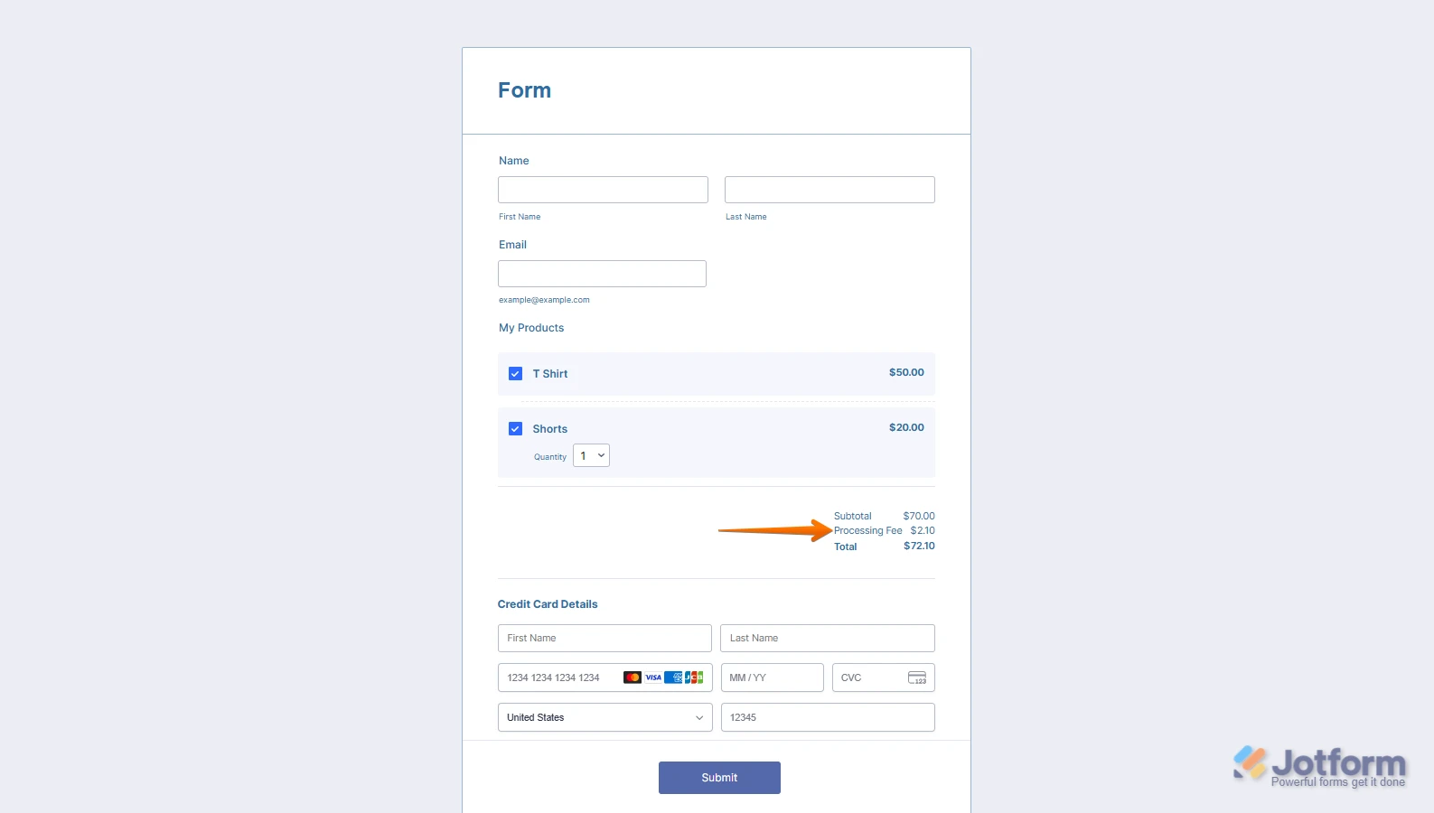 
Payment Processing: Are fees charged based on receipts and what are the rates?
Image-2