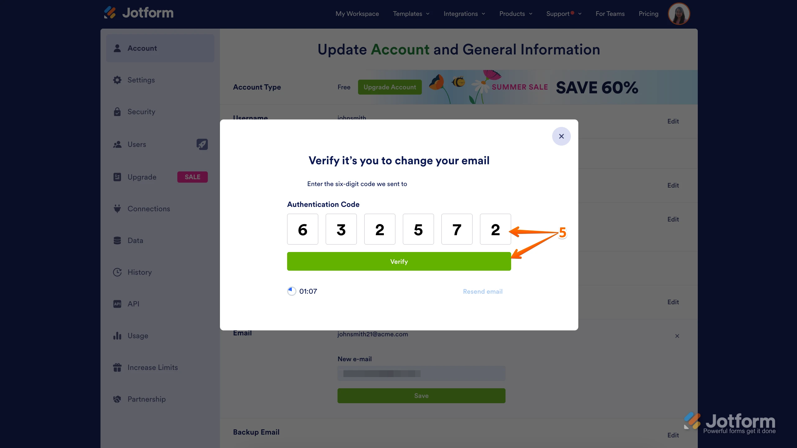 Not receiving verification email to change account email address Image 4 Screenshot 83
