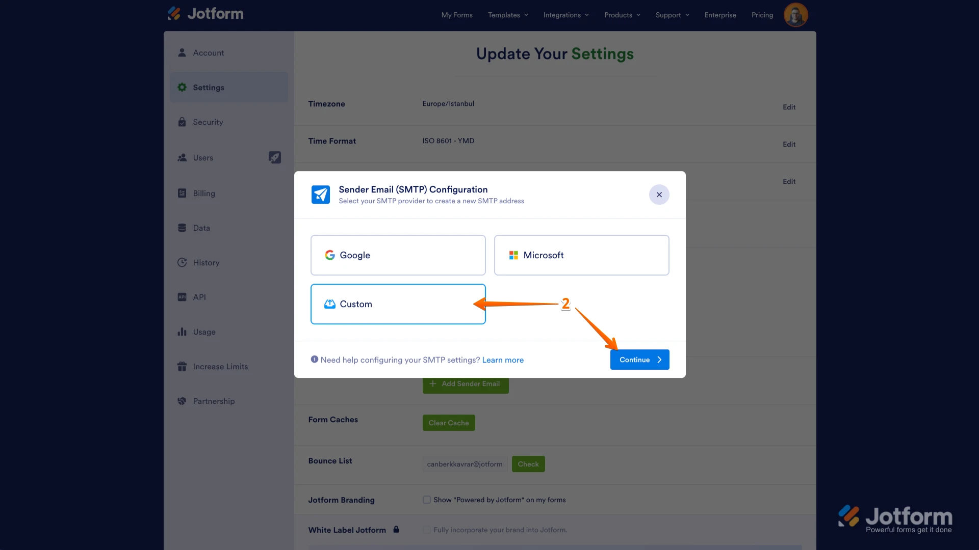 Duas contas de e mail não recebem conteúdo enviado dos formulários Image 2 Screenshot 51