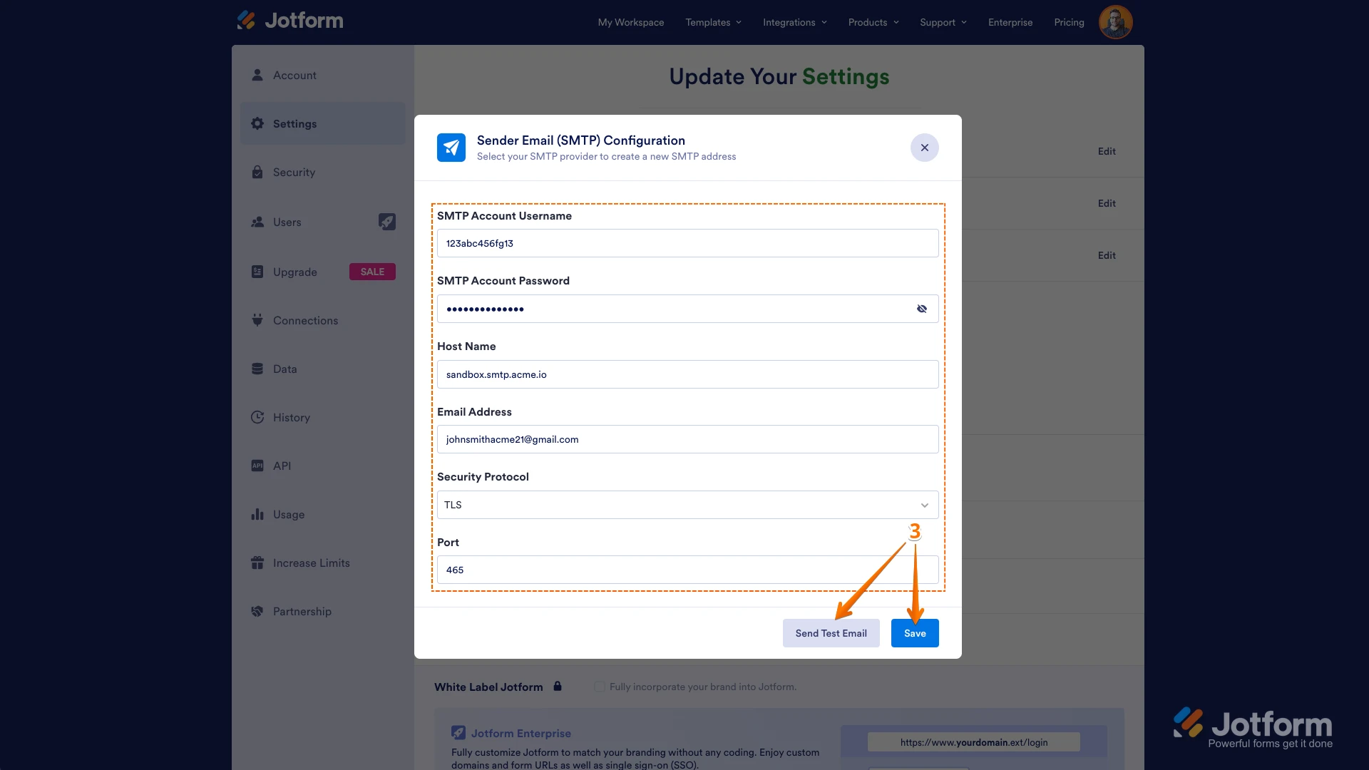 Duas contas de e mail não recebem conteúdo enviado dos formulários Image 3 Screenshot 62