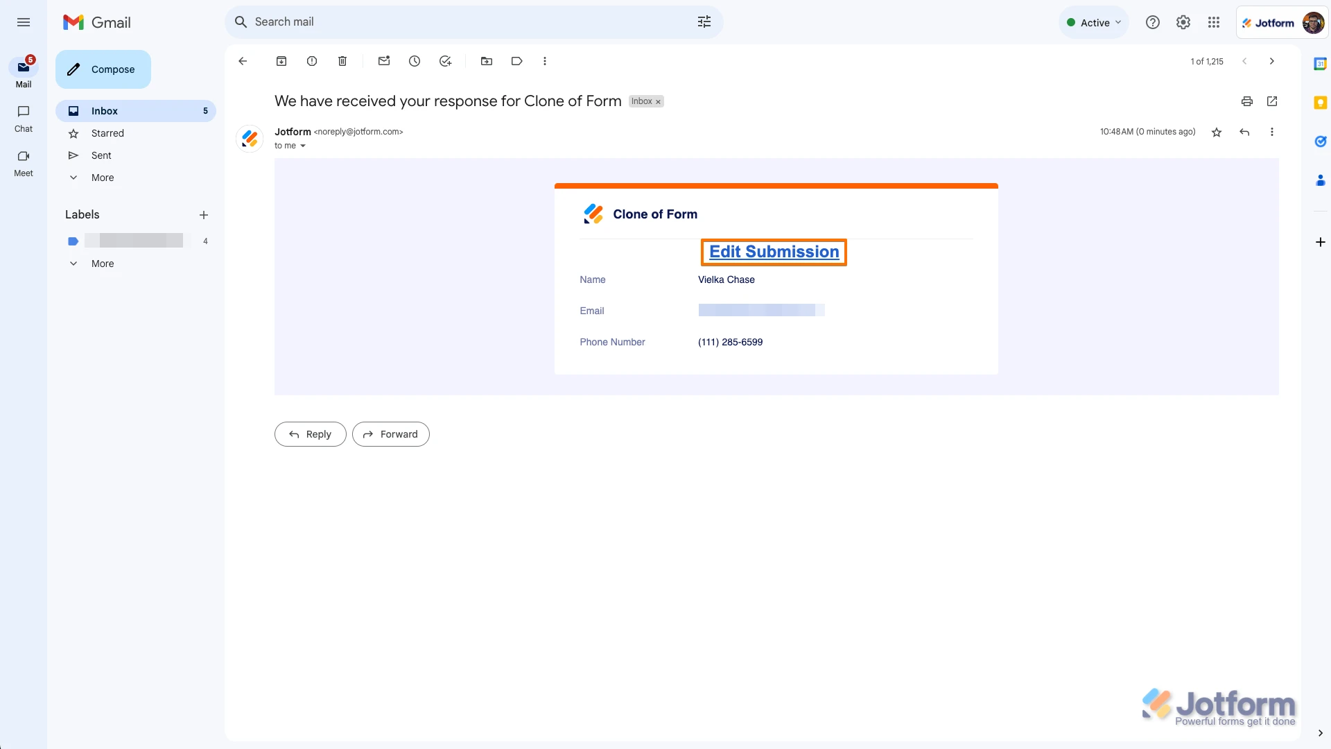 Forms: How to have form users edit their submission? Image 3 Screenshot 62