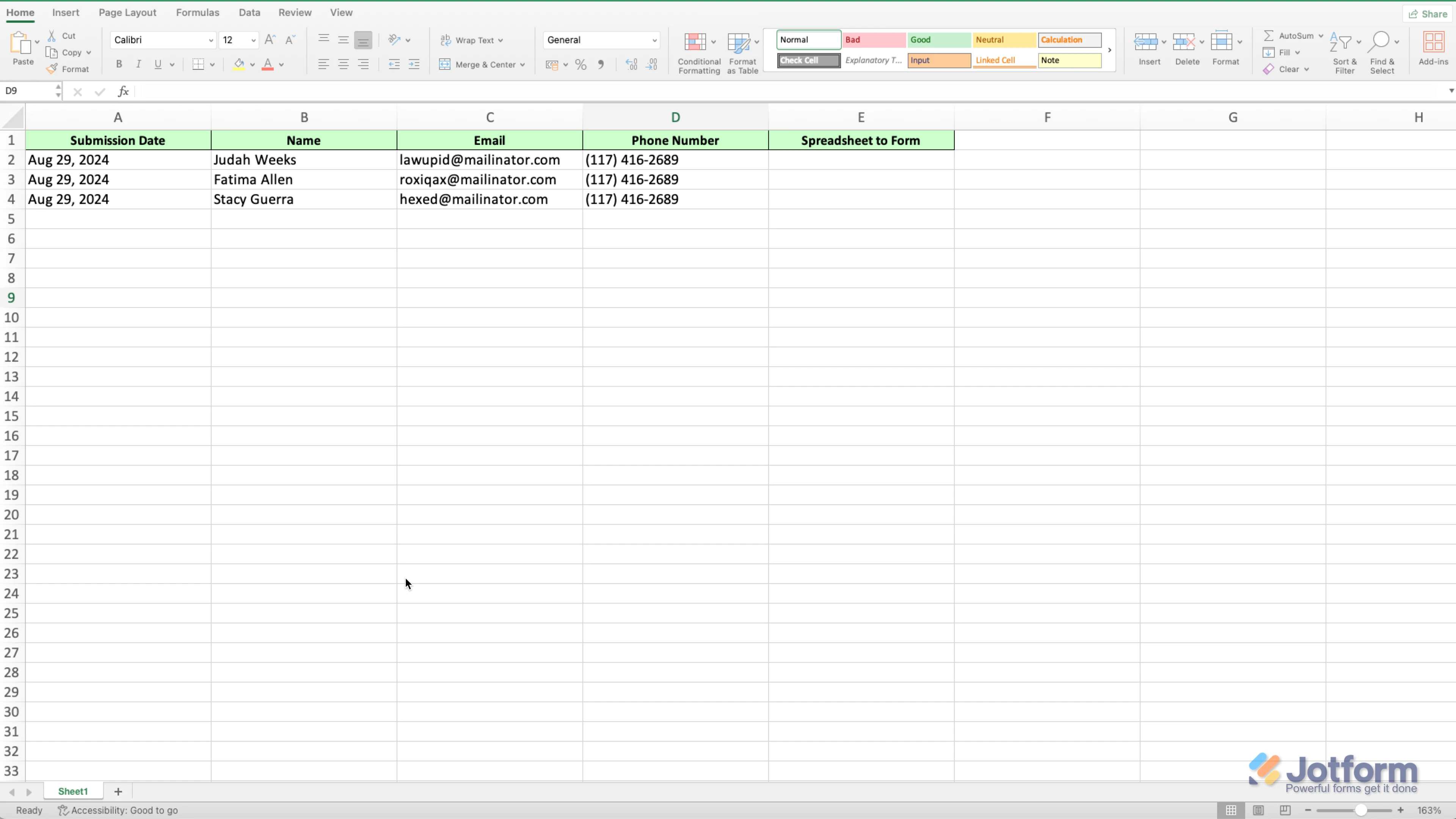 Esportazione dellinvio in Excel con formato personalizzato Image 1 Screenshot 20