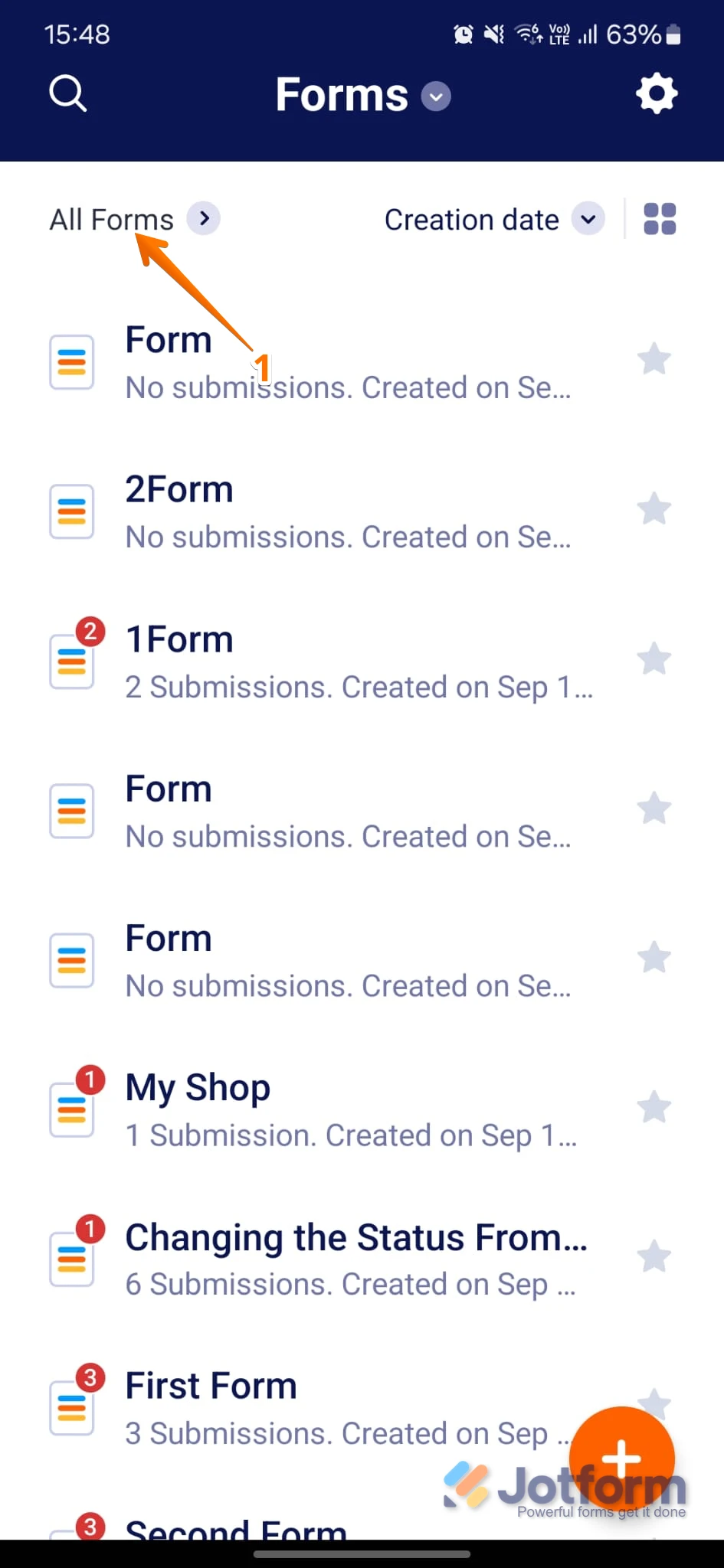 Draft form is missing Image 1 Screenshot 50 Screenshot 10