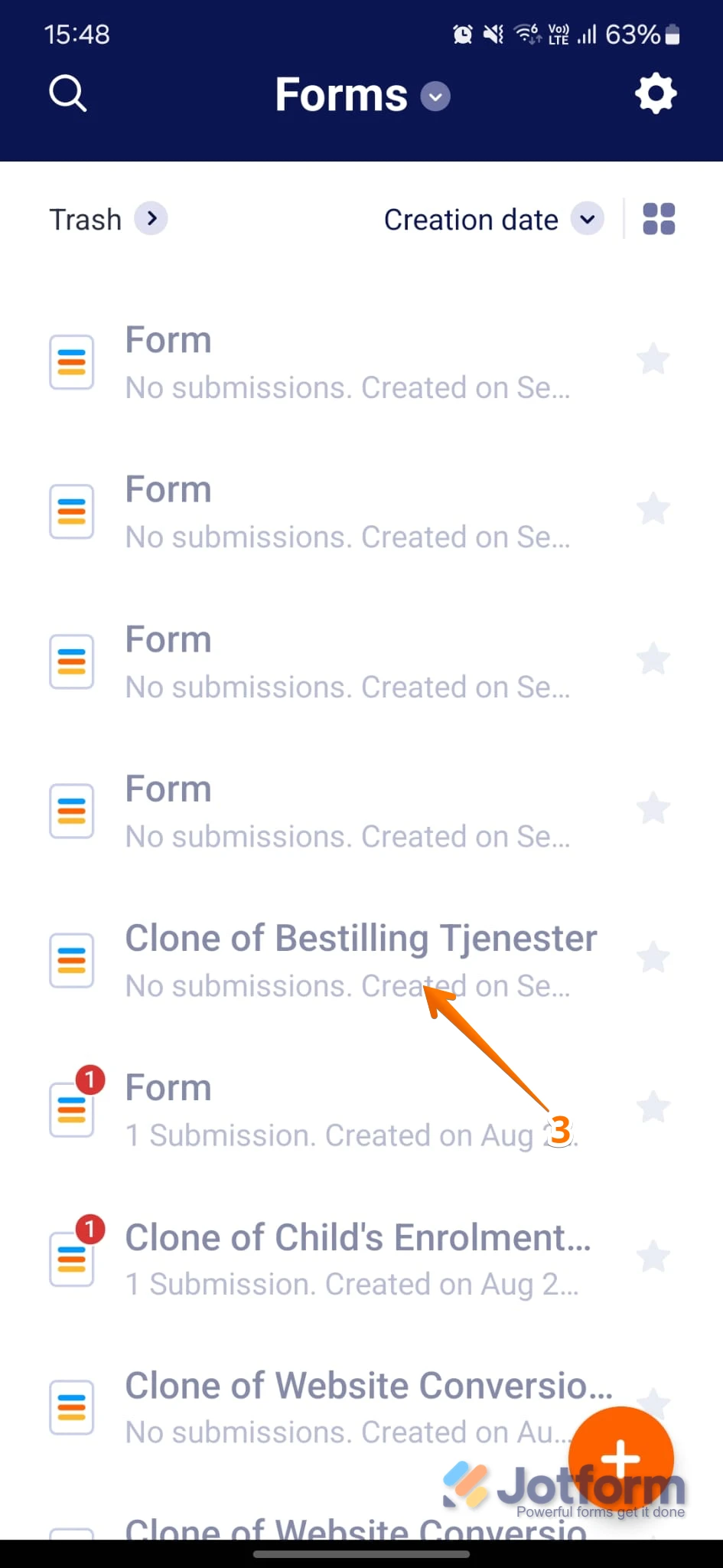Draft form is missing Image 3 Screenshot 72 Screenshot 32