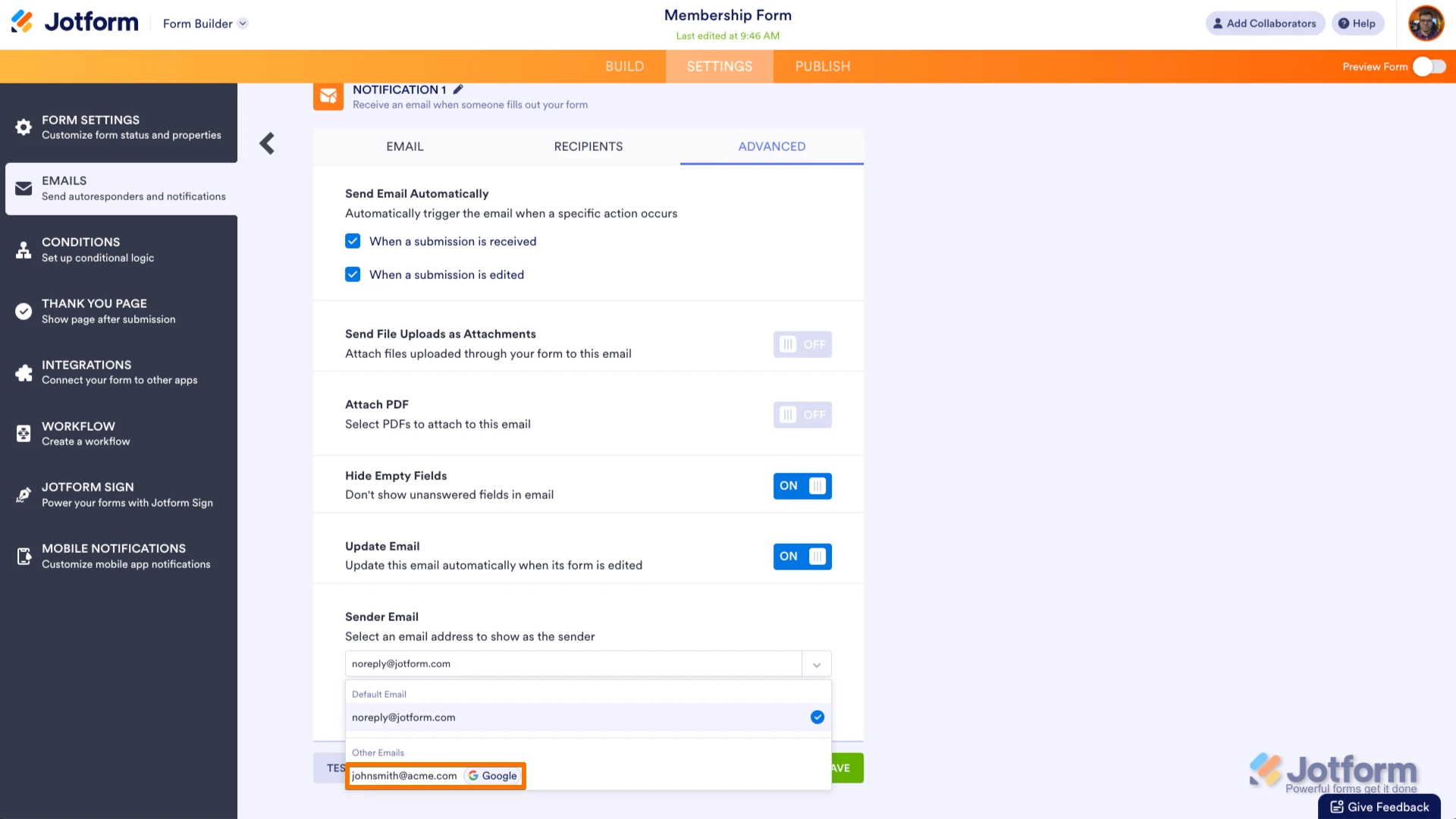 Email alerts are not received Image 4 Screenshot 93 Screenshot 32 Screenshot 32