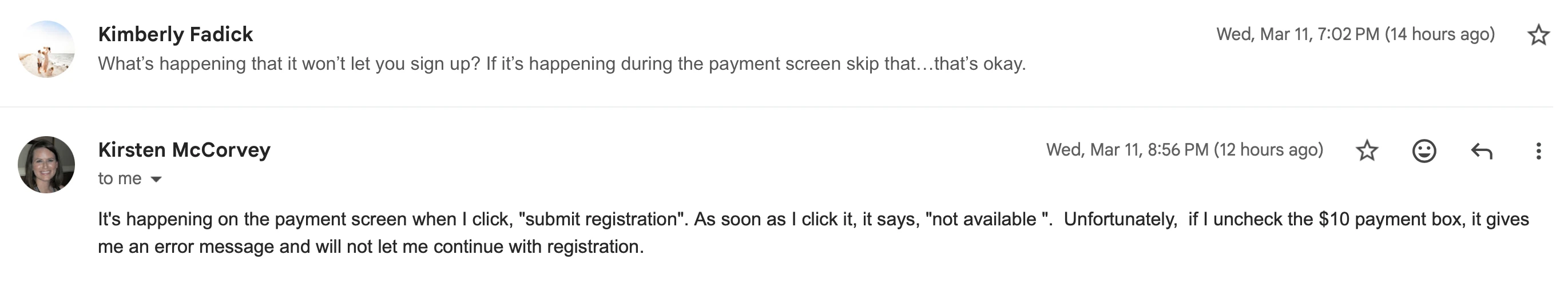 
Appointment Slots: Time slots showing as unavailable and faded out despite no booking
Image-1