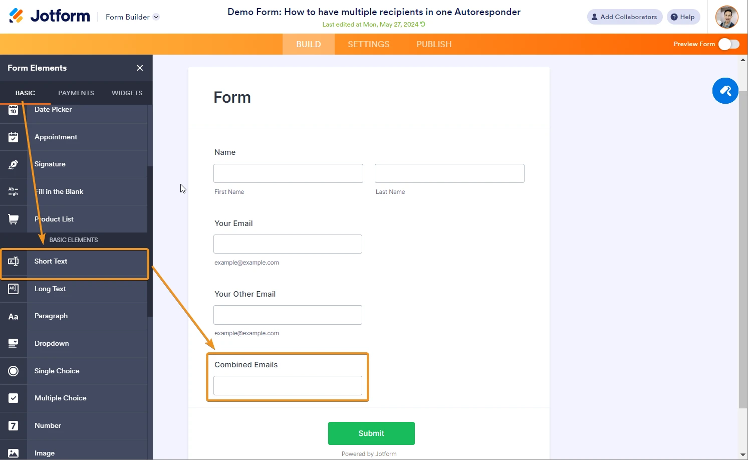 The cc field is not allowing more than one email address Image 2 Screenshot 81