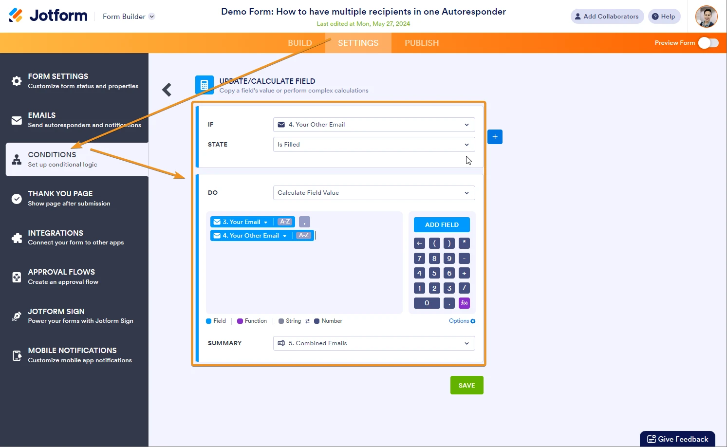The cc field is not allowing more than one email address Image 3 Screenshot 92
