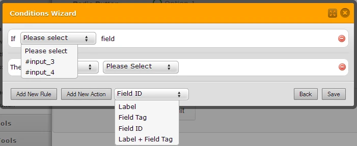Is there an option to choose fields per their field ID, instead of label in conditions? Image 3 Screenshot 72