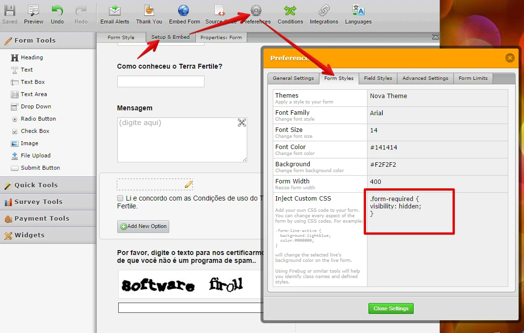 How to hide Required field asterisk indicator in the form Image 2 Screenshot 41