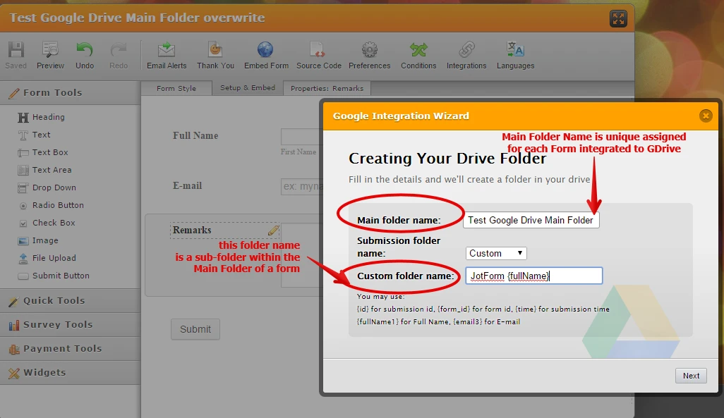 Google Drive integration: Choose subfolder where main folder would go Image 1 Screenshot 30