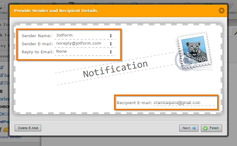 Is there some way I can have the sender & recipient details changed? Image 3 Screenshot 62