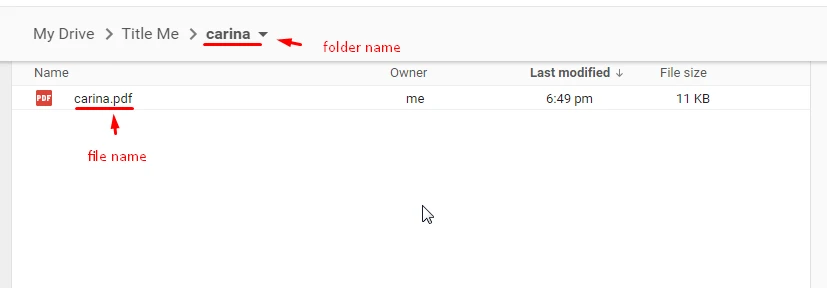 PDF files of Google Drived named after a forms field? Image 2 Screenshot 41