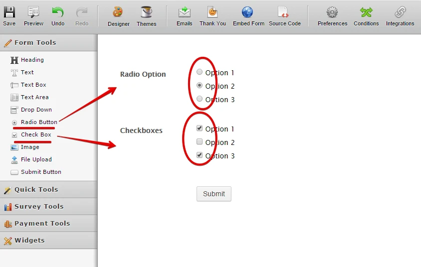Can users check multiple boxes using the Radio Button? Image 1 Screenshot 30