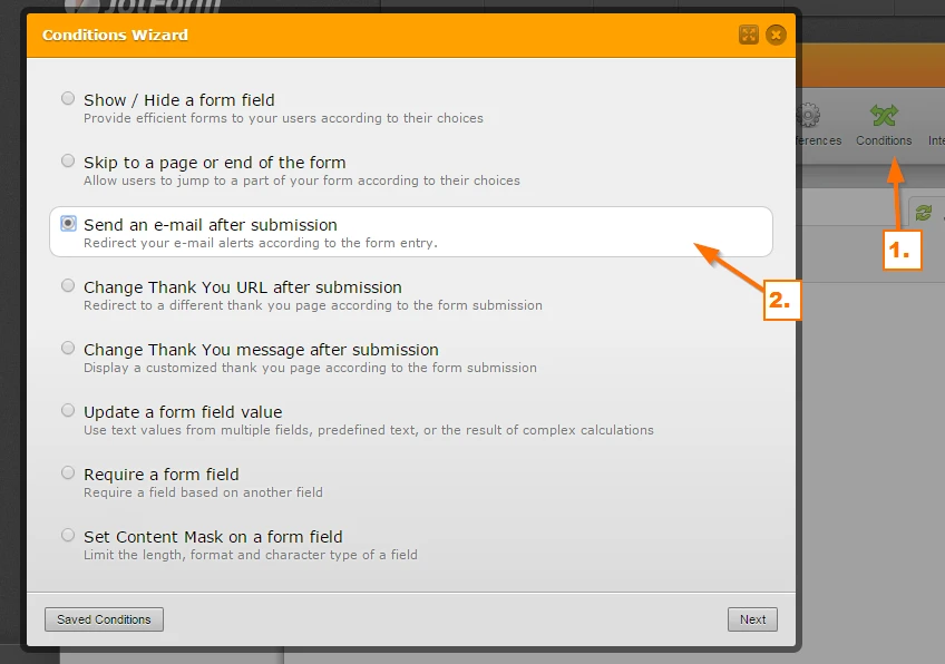 Request for feature to have Email alert when the Form is Disabled due to Form Limits being met Image 3 Screenshot 72