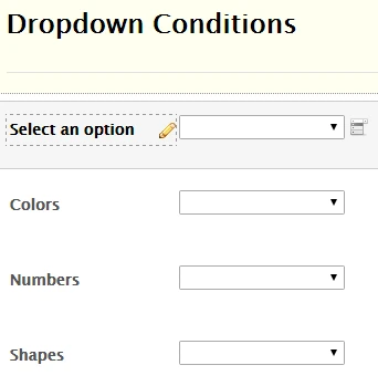 Show and hide drop downs using conditions Image 2 Screenshot 61