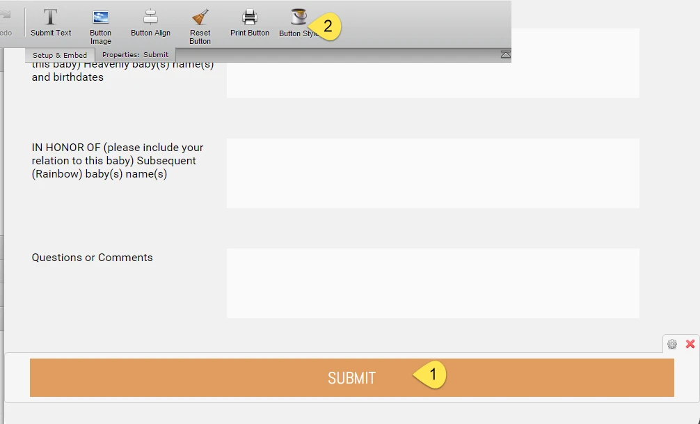 How to change the color for the form submit button? Image 1 Screenshot 40