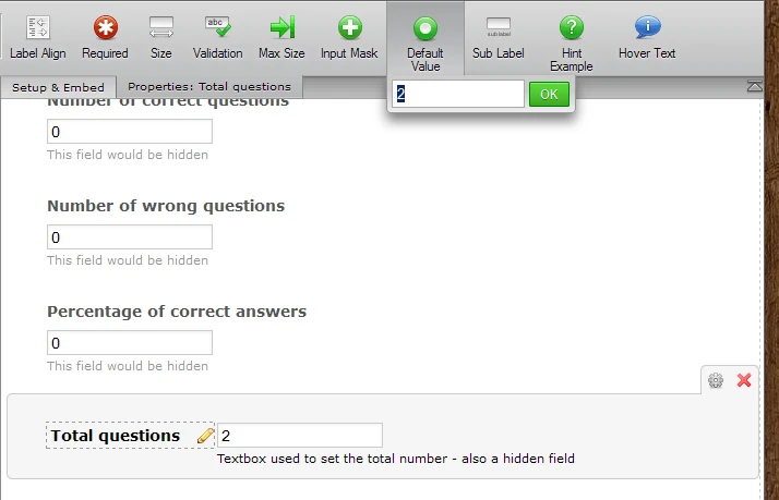 Creating a Quiz form Image 5 Screenshot 124