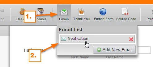 Changing confirmation email on several, but not all forms Image 1 Screenshot 40