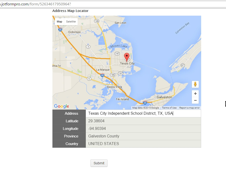 Address Map Locator widget: Set default zoom level on initial load of map Image 2 Screenshot 41