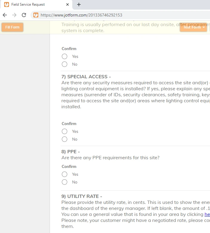 How to remove scroll bar shown in my form?