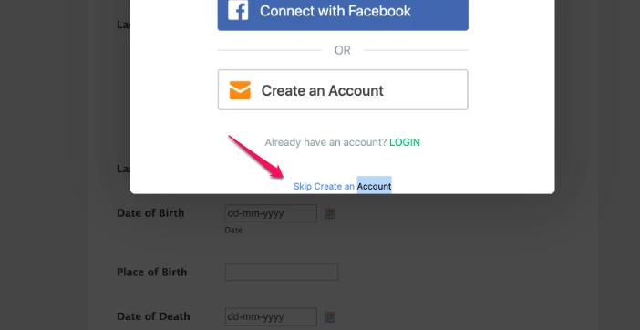 How to remove popup message asking user to sign in or create account? Image 10