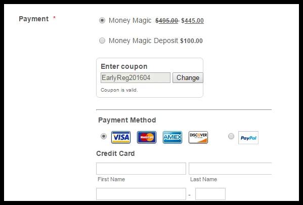 Paypal Pro Product Coupon Code doesnt apply Image 1 Screenshot 20