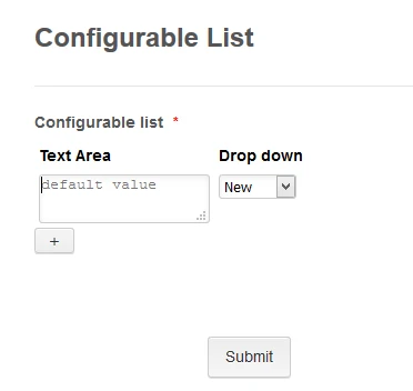 How to put a default value in the Configurable list? Image 10