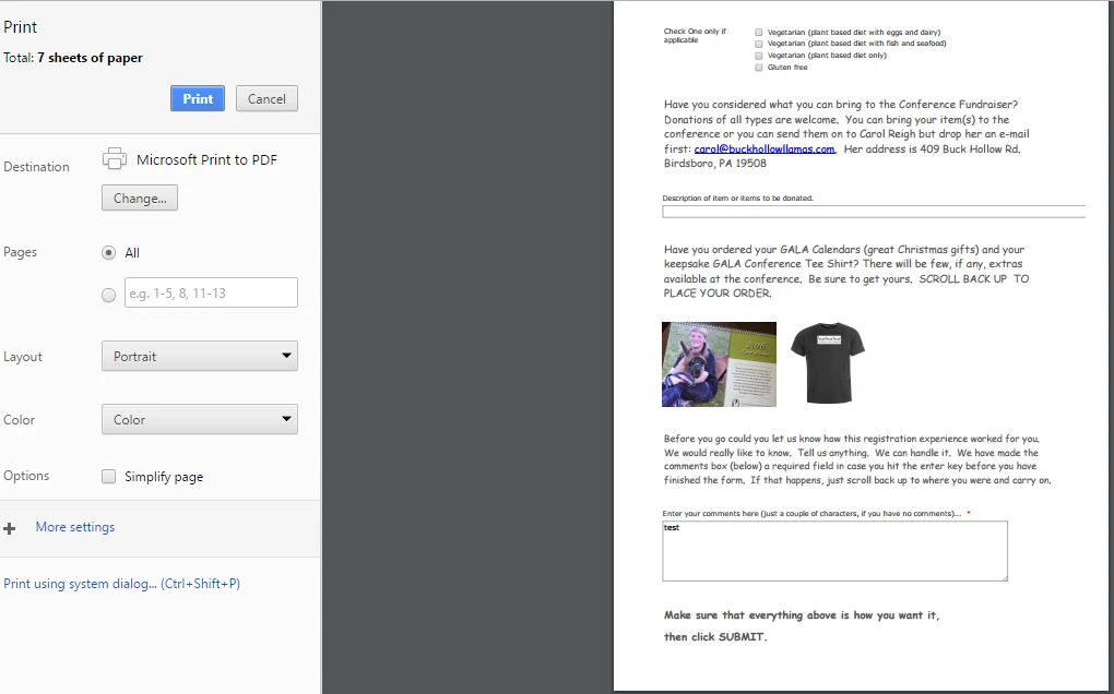 PRINT option on SUBMIT line does not print part of the form Image 2 Screenshot 41
