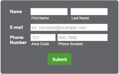 How do I get the phone number field to line up evenly with the name and email field? Image 1 Screenshot 20