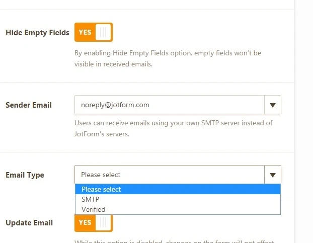 Change email sender based on selection Image 2 Screenshot 41