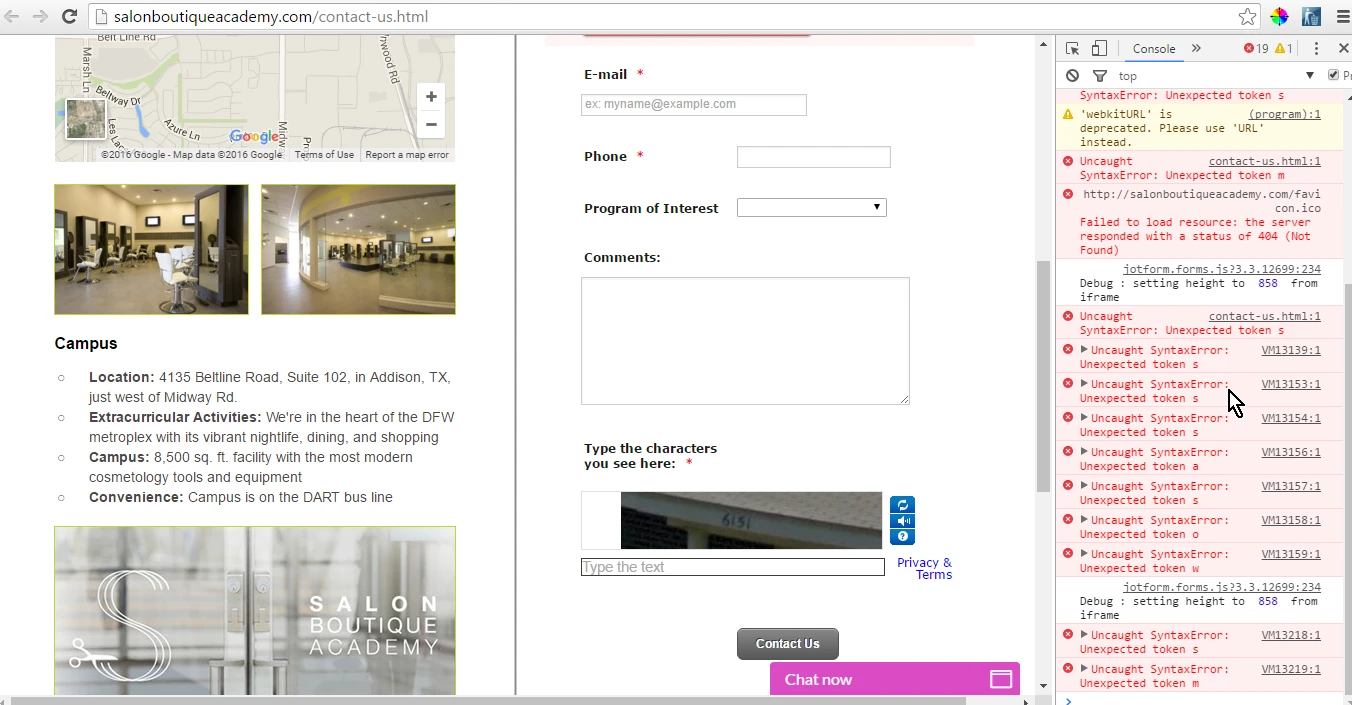Submitt button and captcha box are not visible Image 1 Screenshot 40