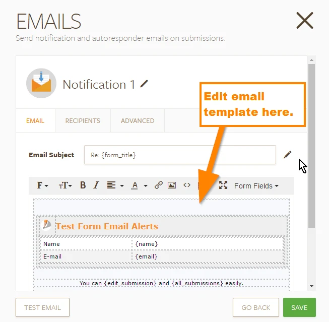Customize automated email? Image 2 Screenshot 41
