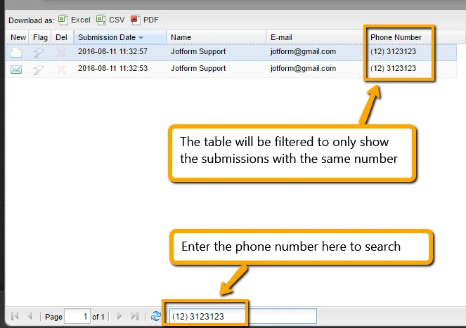 Data entry for for voice mail system Screenshot 20