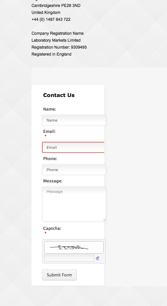 My form is no longer working properly on my contact page Image 1 Screenshot 20