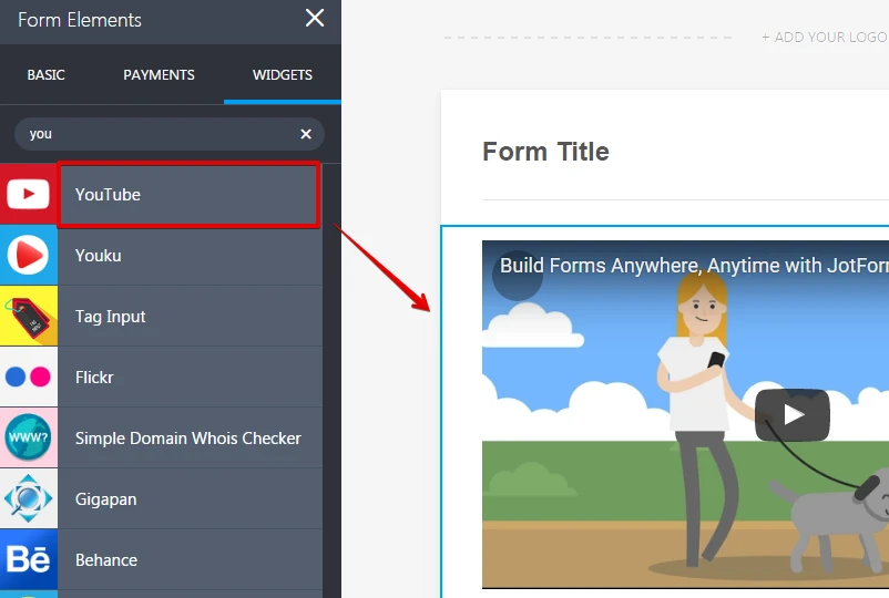 Can videos be added to forms? Image 1 Screenshot 30