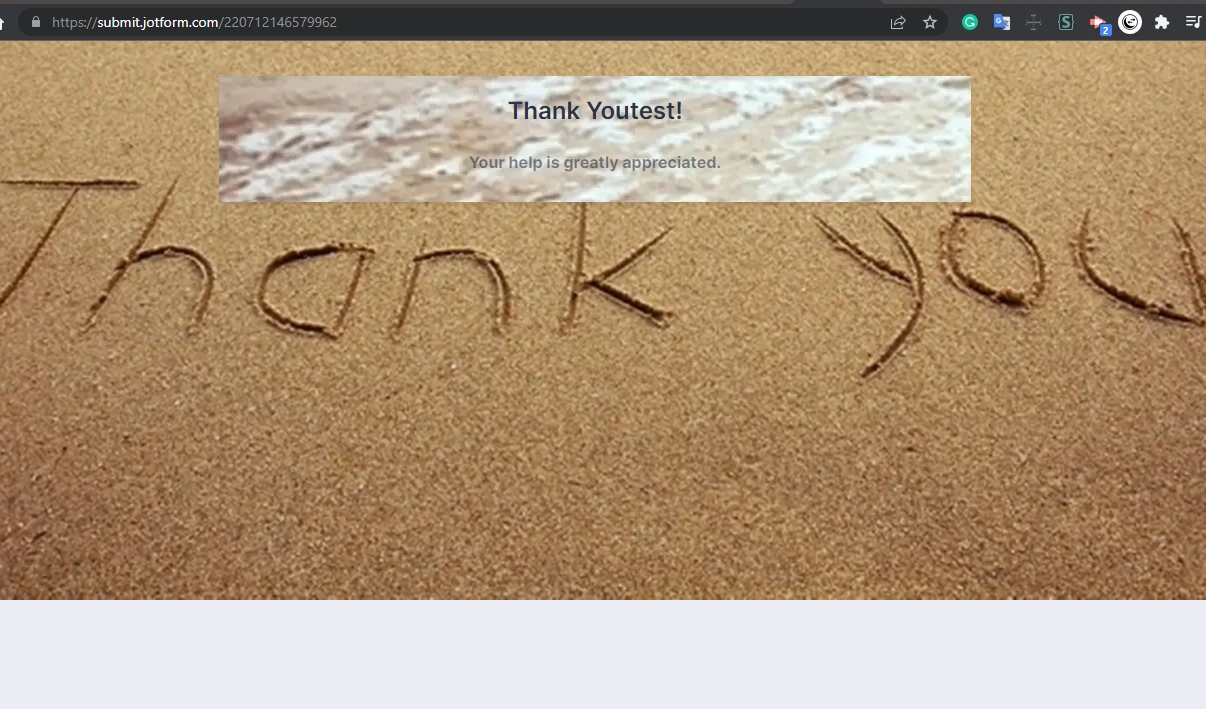 Change Thank You Page Layout