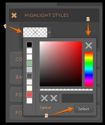 How is this yellow box called ? How do I edit/remove the highlight effect? Image 3 Screenshot 72