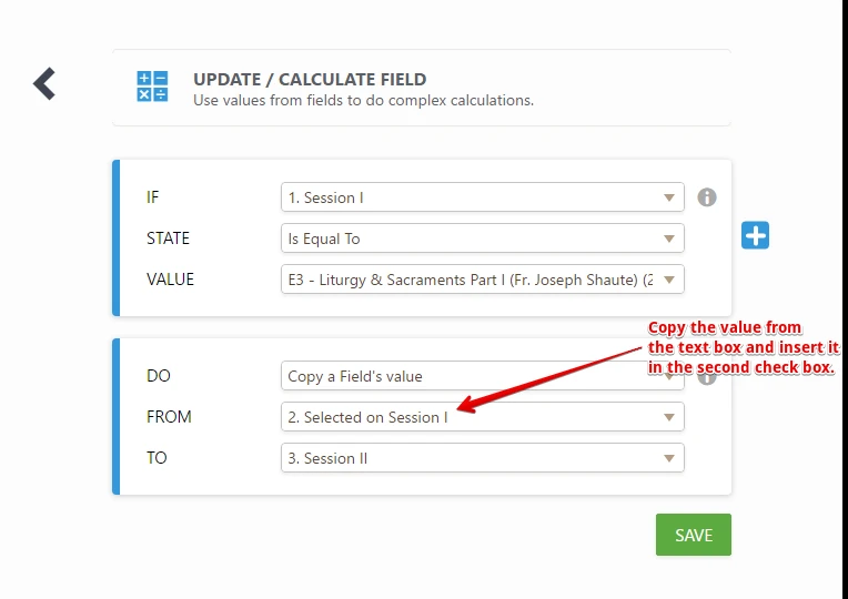 How can I conditionally select an option in the Appointment Slots widget?  Image 2 Screenshot 51