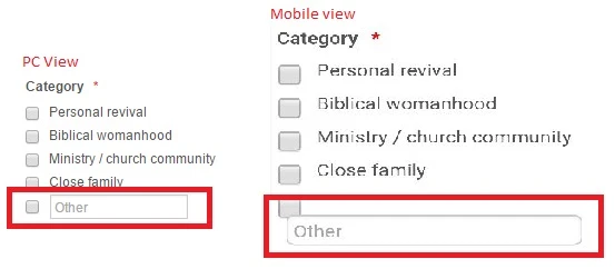How to format my form to properly display in mobile devices?  Image 3 Screenshot 62