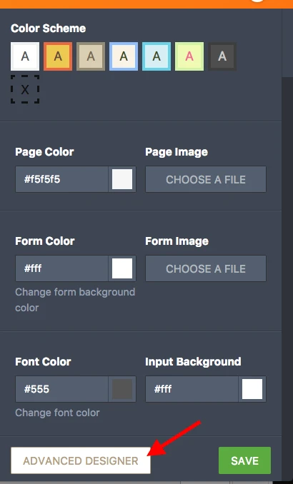 How to change the font for the form to be Josephine Sans? Image 2 Screenshot 61