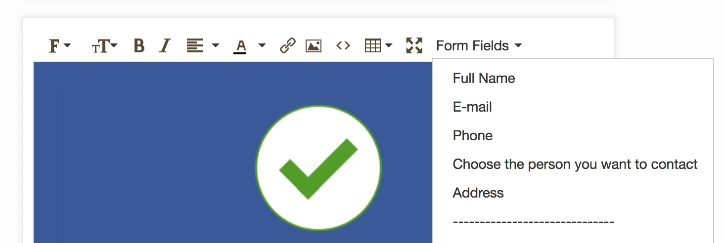 Is there a way to automatically send a summary of a completed form to the person who submitted it? Image 2 Screenshot 41