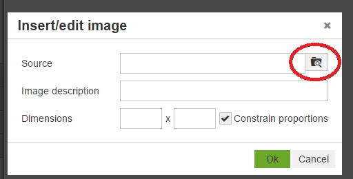 No option to select/upload local image in conditional thank you message Screenshot 20