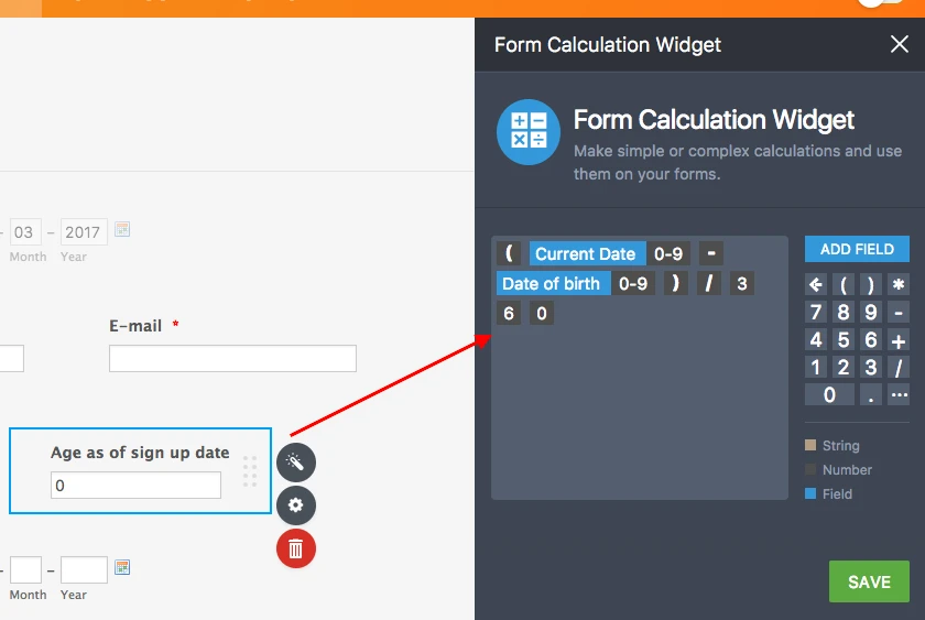 Why Form Calculation Widget is showing the default value? Image 1 Screenshot 30