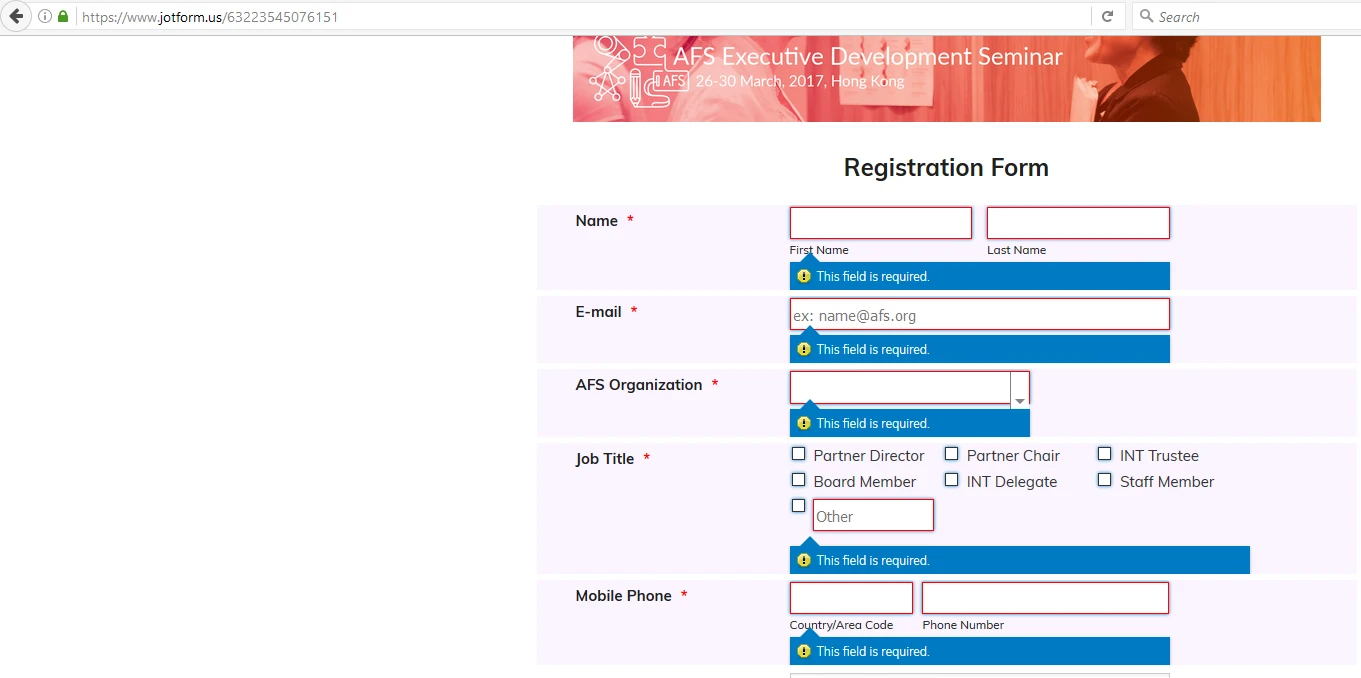 Forms not accessible from China Image 1 Screenshot 20