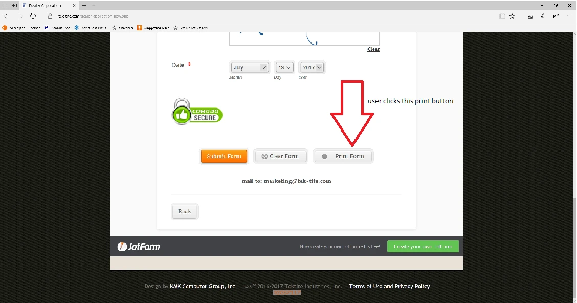 Header logo not showing in print preview page?