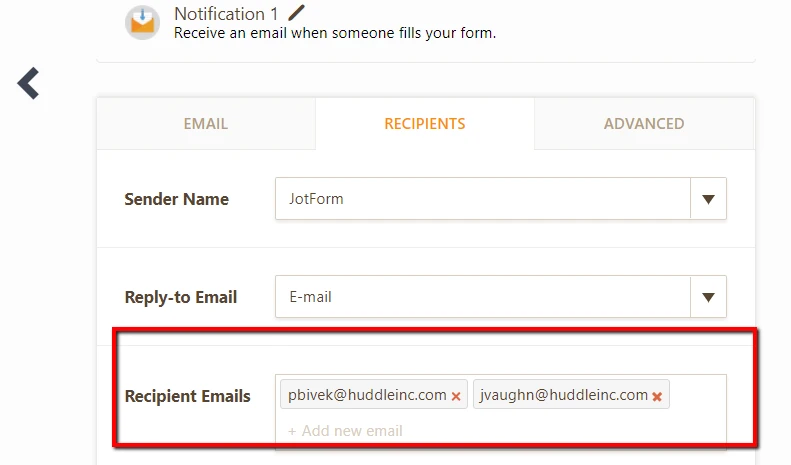 Not receiving email notifications Screenshot 30