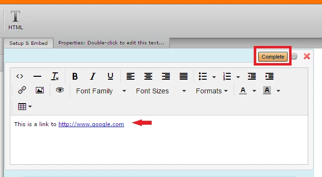 How can I embed a link on my form? Image 3 Screenshot 62