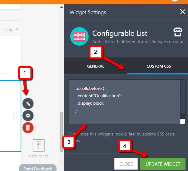 Help to make an item in the configurable list to fall in line Image 1 Screenshot 20